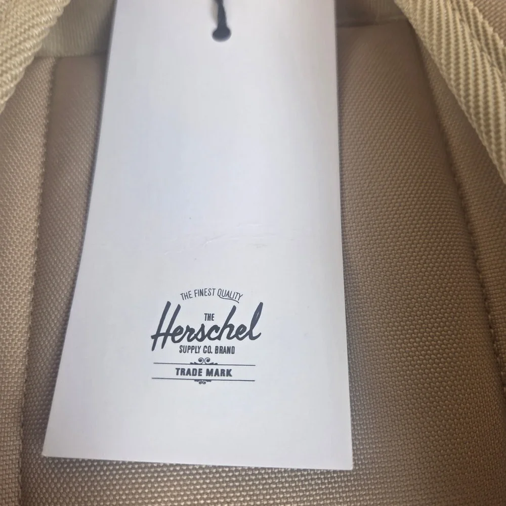 Herschel Supply Co Survey II Backpack Tan Beige Laptop Sleeve NWT